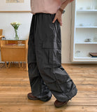 [unisex] Ensel Banding Nylon String Parachute Cargo Pants