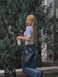 Elin Snap Three Quarter Short Sleeve