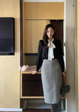 Hepin Ribbon Tie Blouse