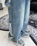 Belloz Track Walk Denim Pants