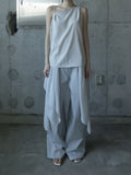 Asib Unbalance Sleeveless Blouse