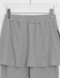 Omel Layered Banding Skirt Pants