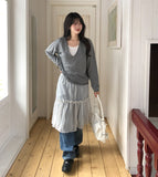 Monin Deep V-Neck Knit