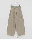 Hibamp Wide Cargo Banding Pants