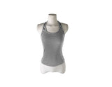 Naron Halter Sleeveless Button V Hood T-Shirt Set