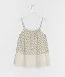 Dildro Flower Layered Sleeveless Blouse