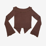 Shurene Collar Slit Knit