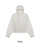 Ruen Diagonal Zipper Summer Windbreaker