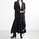 Fion wool half coat