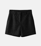 Leaf Wool High Shorts