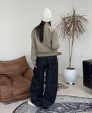 Dian Stitch Dart Denim Pants