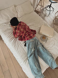Hippo Damage Wide Baggy Denim