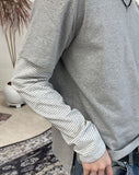 Hass striped layered t-shirt