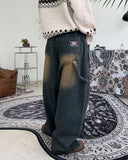 Kai Patchwork Banding Denim Pants