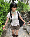 Within Button Short Sleeve T-shirt