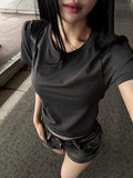 TOKYO Crop Basic Tee