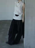 Lesia Cutout Cowl Neck Blouse
