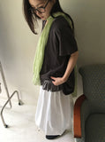 New Hit Shirring Balloon Banding Long Skirt