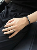 twist leather bracelet