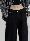 Studded Cotton Pants