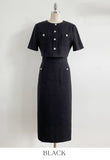 Laurent Tweed H-Line Long One Piece