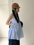 Clate layered pocket string mini sleeveless one piece