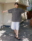 Light Deep Tuck Half Pants