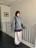 Conteni heart pocket balloon wide cotton pants
