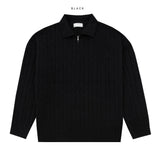 Revan Half Zip-Up Cable Knit