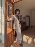 Woobin Two Tuck Wide Slacks