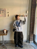 [unisex] Dokiri Lettering Brushed Hoodie
