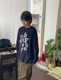Hoind Printing Over Long Sleeve Tee