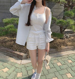 Loose-Fit Stripe Softly Cotton Check Shirt