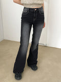 Beasle Washing Denim Long Bootcut Pants