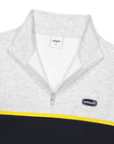 DOT LOGO EMB HALF ZIP-UP