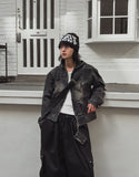 Tyrone Damage Hooded Denim Jacket