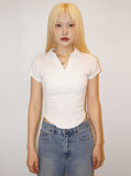 V-NECK KARA HALF T