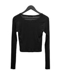 Betty Henley Neck Long Sleeve Tee