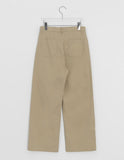 Gaen Basic Cotton Straight Pants
