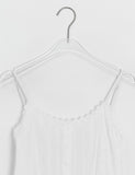 Royun Punching Layered Sleeveless Midi One Piece