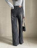 Tommen Brushed Wide Banding Denim Pants