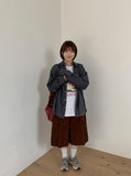 [unisex] Platney Cotton Cargo Bermuda Pants