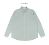 Linen Semi Over Basic Shirt