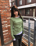 Uel Wavy Fine Ribbed Knit