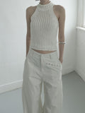 Troa Knit Halter Sleeveless