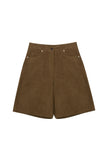 Bird Corduroy Bermuda Shorts