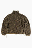Reversible fleece zip-up jumper