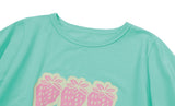 Pop Strawberry Crop Short Sleeve Tee