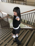 Lenon Pintuck Mini Pleated Skirt