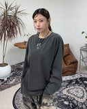 Riddell pigment henley neck t-shirt
